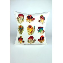 Mrs.gugar Küçük 9 Tüylü Kırlent Kılıfı