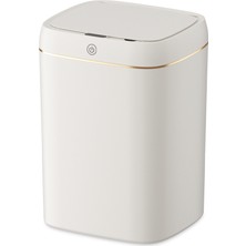 Exquisite 13 Lt Akıllı Sensörlü Çöp Kutusu Mutfak ve Banyo Su Geçirmez Akıllı Çöp Kovası - Gold (Yurt Dışından)