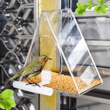 Shanhua Shop No.1 Tarzı Şeffaf Pencere Kuş Besleyici Temizle Birdhouse Vantuz ve Dış Bahçe Yard Pet Kuşlar Için Tasarım Kuş Besleyiciler Asılı (Yurt Dışından)