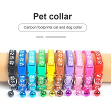 Shanhua Shop No.6 Tarzı 1 Parça Renkli Pet Malzemeleri Çan ile Kedi Yaka Ayarlanabilir Toka Yaka Kedi Pet Malzemeleri Kedi Aksesuarları Yaka Küçük Köpek Chihuahua (Yurt Dışından)