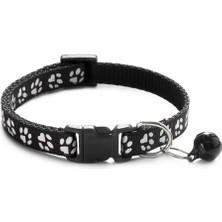 Shanhua Shop No.1 Tarzı Sevimli Paw Print Ayarlanabilir Yavru Kedi Yaka Çan Kravat Kedi Pet Köpek Yavrusu Renkli (Yurt Dışından)