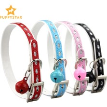 Shanhua Shop Mavi 2-JW0007 Stili Resim Olarak Isim Çanlı Kedi Tasması Küçük Köpek ve Yavru Kediler Için Evcil Hayvan Ürünü Kedi Tasmaları ve Kurşun Köpek Tasmaları J (Yurt Dışından)