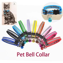 Shanhua Shop No.7 Tarzı Renkli Pet Malzemeleri Çan ile Kedi Yaka Ayarlanabilir Toka Yaka Kedi Pet Malzemeleri Kedi Aksesuarları Yaka Küçük Köpek Chihuahua (Yurt Dışından)