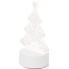 Liulian Gece Lambası, 3D Noel Ağacı Gece Lambası Şarj Edilebilir Masa LED Gece Lambası Çocuk Odası Süslemeleri Lamba Noel Hediyeleri Için Sevimli Bebek Çocuk Gece Lambası (Yurt Dışından)