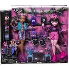 Mattel Two Monster High Dolls With Two Pets, Draculaura And Clawdeen Wolf - R Exclusive