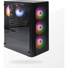 Gamemaster R12 Rainbow 4 Fanlı Atx Gaming Kasa