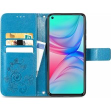 Bdt Boutique Infinix Sıcak 10 Flip Kapak Için Dört Yapraklı Yonca Deri Kısa Telefon Kılıfı (Yurt Dışından)