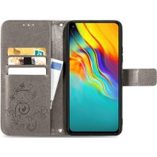 Bdt Boutique Infinix Sıcak 9 Flip Kapak Dört Yapraklı Yonca Zarif Iş Durum Telefon Kılıfı (Yurt Dışından)