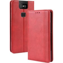 Bdt Boutique Asus Zenfone 6 Için Pu Deri Manyetik Kapatma Cüzdan Telefon Kılıfı (Yurt Dışından)