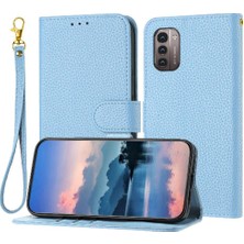 Bdt Boutique Nokia Nokia Için /G21 Pu Deri Flip Folio Kart Yuvaları Tutucu Litch Telefon Kılıfı (Yurt Dışından)