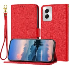 Bdt Boutique Motorola Moto G Güç 2024 Flip Folio Litch Desen Pu Kart Için Telefon Kılıfı (Yurt Dışından)