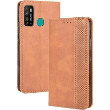 Bdt Boutique Infinix Sıcak 9 Pu Deri Cüzdan Manyetik Kapatma Için Telefon Kılıfı (Yurt Dışından)