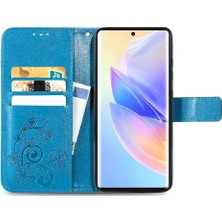 Bdt Boutique Huawei Onur 60SE Zarif Iş Için Kısa Kayış Dört Yapraklı Yonca Telefon Kılıfı (Yurt Dışından)