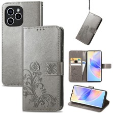 Bdt Boutique Huawei Onur 60SE Zarif Iş Için Kısa Kayış Dört Yapraklı Yonca Telefon Kılıfı (Yurt Dışından)