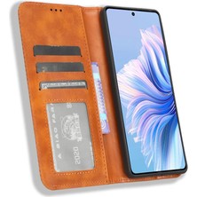 Bdt Boutique Tecno Camon 20 Premier 5g Cüzdan Pu Deri Manyetik Kapatma Için Telefon Kılıfı (Yurt Dışından)