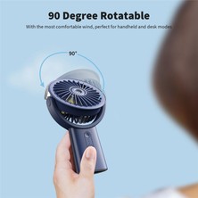 Hermoso Misting Fanı Taşınabilir El Fanı, 4000MAH El Sis Fanı, B (Yurt Dışından)