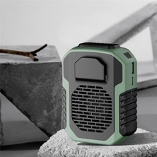Hermoso 6000MAH Taşınabilir Asma Bel Fanı Giyilebilir Elektrikli Fan USB Şarjı (Yurt Dışından)