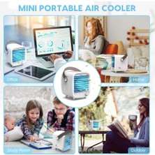 Hermoso Mini Taşınabilir Klimalar, Masaüstü Kişisel Hava Soğutucular Fan (Yurt Dışından)