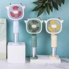 Hermoso Mini Fan, Sprey Soğutma Fanı, Soğutma Sisli Nemlendirici USB Fan, Yeşil (Yurt Dışından)