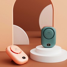 Hermoso Fan Mini USB Soğutucu Şarj Edilebilir Ventilador El Tipi Sessiz Yeşil (Yurt Dışından)