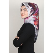 Piramit Dijital Eşarp 1353-7 Gri