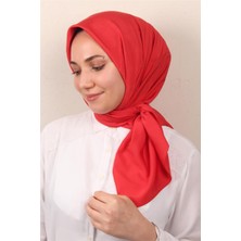 Cardion Jakarlı Icon Eşarp 2758-10 Kırmızı