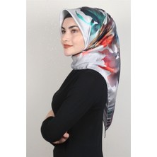 Piramit Dijital Eşarp 1353-6 Gri