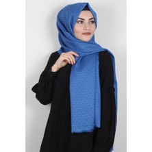 Eşarppark Simerya Şal 1386-12 Mavi