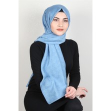 Eşarppark Ipekli Lilyum Şal 2559-7 Açık Mavi