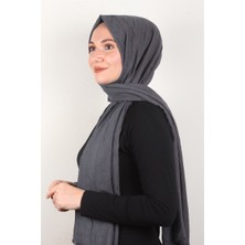 Eşarppark Bambu Kraşlı Şal 2724-79 Antrasit