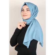 Eşarppark Relax Kraşlı Şal 2721-22 Gök Mavi