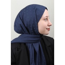 Aker Pamuklu Şal 4109-8 Lacivert