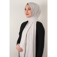 Eşarppark Bambu Kraşlı Şal 2724-113 Taş