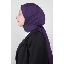 Eşarppark Bambu Kraşlı Şal 2724-111 Mor