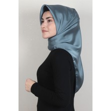 Piramit Düz Renk Eşarp 1340-23 Indigo