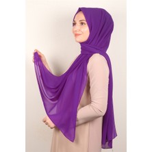 Eşarppark Fiesta Düz Krep Şal 2742-53 Fuşya