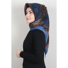 Eşarppark Kışlık Yün Eşarp 1153-6 Mavi