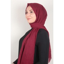 Eşarppark Bambu Kraşlı Şal 2724-28 Bordo