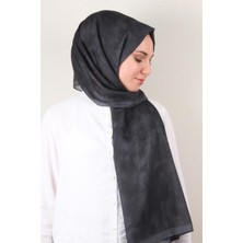 Eşarppark Soft Touch Şal Bulut Desen 2754-5 Antrasit