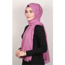 Eşarppark Pamuklu Düz Şal 2803-28 Pembe