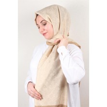 Piramit Ipeksi Monogram Şal 2753-19 Bej