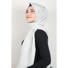 Piramit Alessa Pamuk Şal 2740-28 Açık Gri