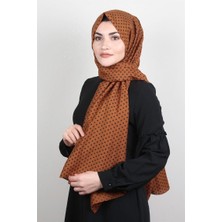 Eşarppark Puantiye Coton Şal 1948-14 Turuncu