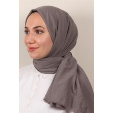 Eşarppark Fresh Pamuk Şal 1488-17 Füme