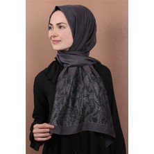 Eşarppark Liza Simli Şal 2629-12 Füme