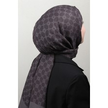Aker Elegance Monogram Şal 4108-4 Füme