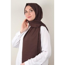 Eşarppark Yaz Serinliği Şal 2752-20 Kahverengi