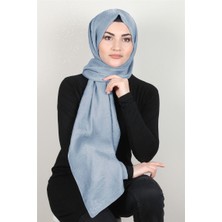 Piramit Olivya Simli Şal 4001-9 Gri