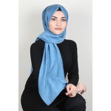 Eşarppark Ipekli Lilyum Şal 2560-11 Açık Mavi