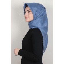 Eşarppark Kışlık Yün Eşarp 1196-1 Mavi